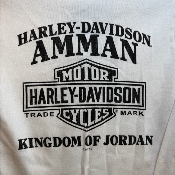 Harley-Davidson Aman Jordan White Tee - Picture 5 of 7